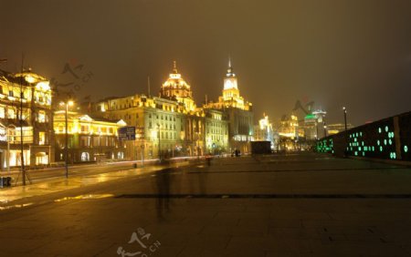 上海新外灘夜景图片