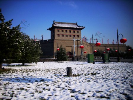 西安城墙图片