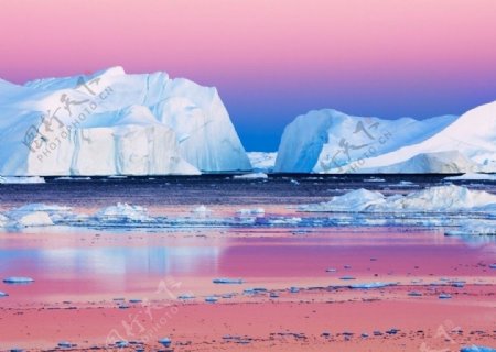 北极自然风光冰雪图片