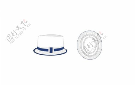 绅士帽帽子盆帽图片