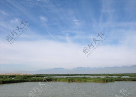 宁夏沙湖之美图片