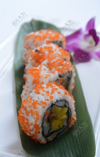 天妇罗虾卷寿司图片