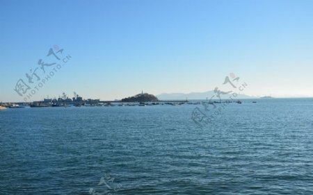 小青岛港湾远景图片