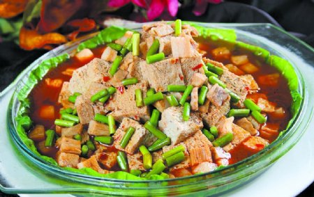 红汤冻豆腐图片