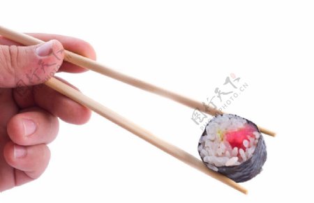 金枪鱼寿司卷图片