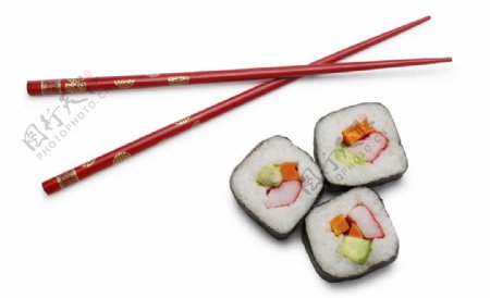 筷子寿司图片