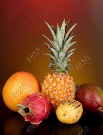 新鲜热带水果图片