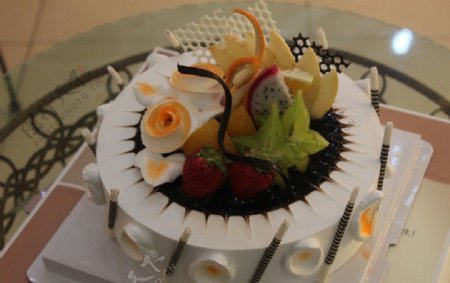 生日蛋糕奶油蛋糕水果蛋糕图片