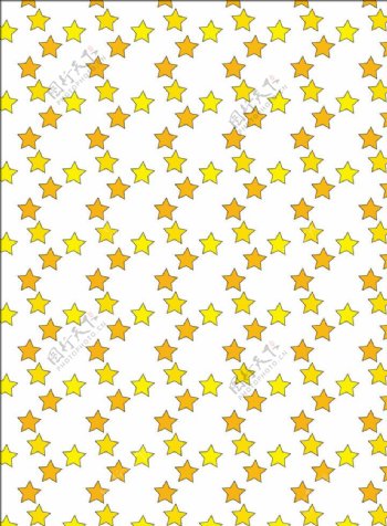 小五角星星漂亮底纹图片
