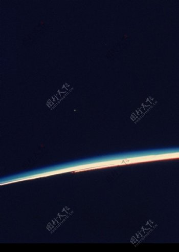 从太空中看地球图片