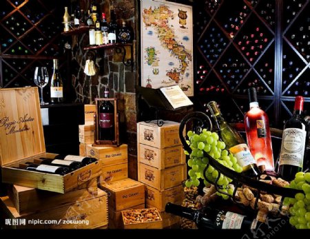 法式酒窖图片