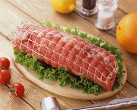 碳烤用生猪肉图片