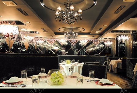 高贵典雅餐饮厅图片