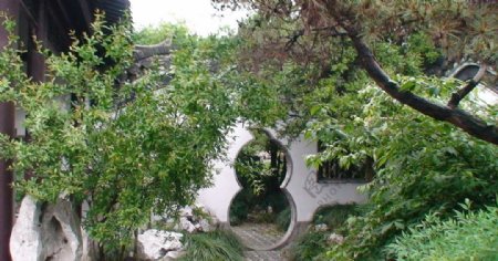 中式庭园图片