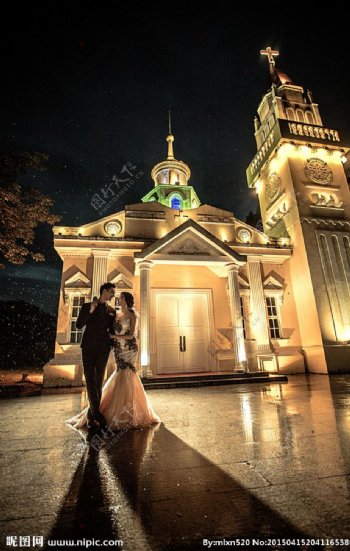 2015夜景婚纱样片图片
