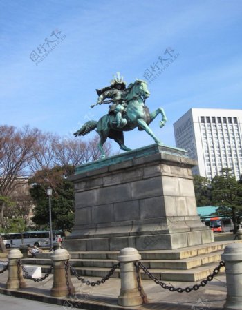 日本东京将军雕塑图片