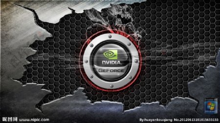 NVIDIA标志图片