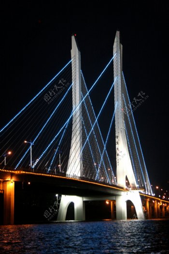 惠州合生大桥夜景图片