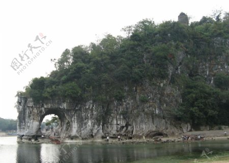 象鼻山图片