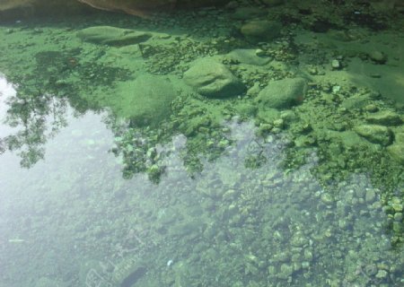 黄山石门峡的水图片