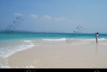 蜈支洲岛沙滩图片