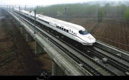 京津城际铁路动车组图片