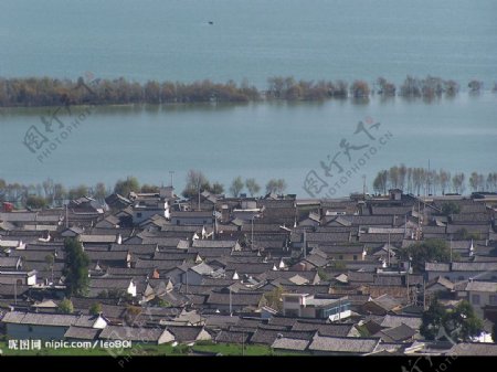 洱海水岸图片