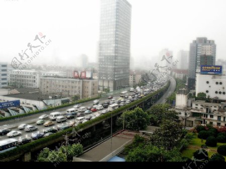 上海露天停车场图片