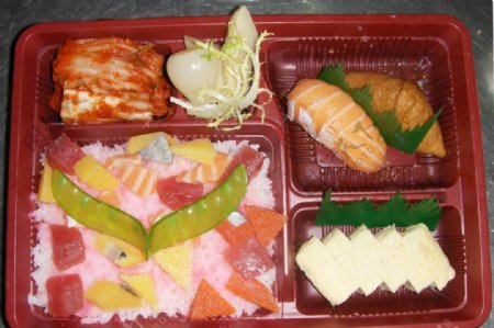 日本便当寿司便当图片