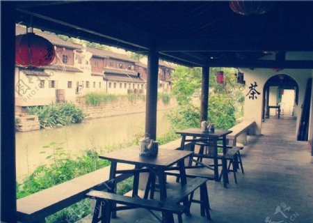 杭州小河直街茶坊图片