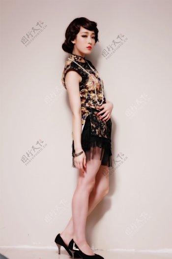 个性写真旗袍艺术照图片