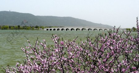 尚湖十七孔桥图片