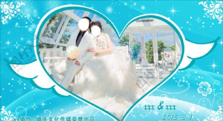 婚礼舞台背景图片