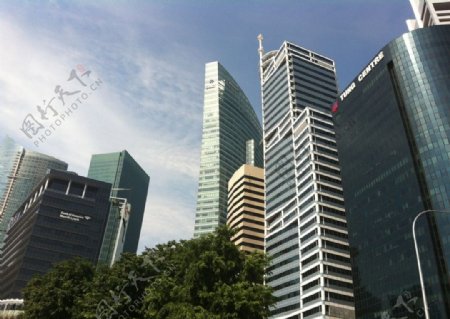 新加坡中央商业区建筑群图片
