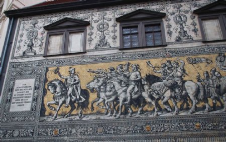 德累斯顿皇家壁画图片