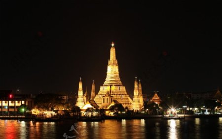 泰国湄南河风景图片