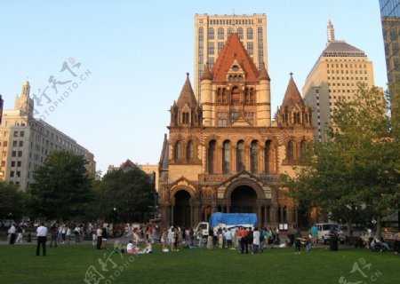 波士顿三一教堂图片