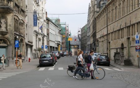 比利时街道图片