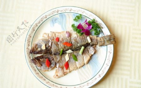 香煎自制水咸鱼图片