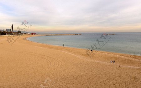 巴塞罗那海滩图片