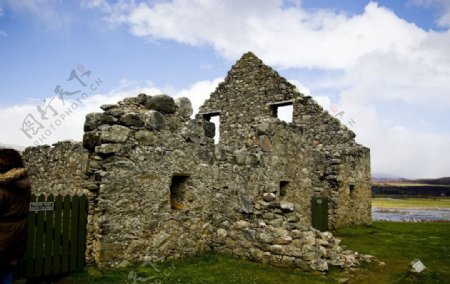 苏格兰古城堡图片