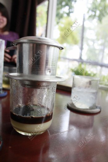 越南滴漏咖啡图片