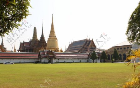泰国大皇宫一隅图片