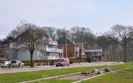 丹麦松德堡街景图片