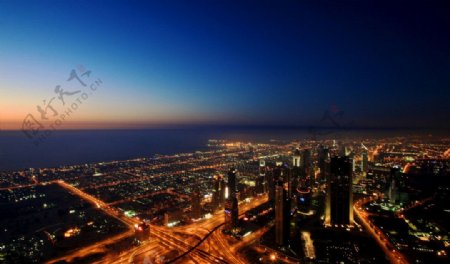 迪拜城市风光图片