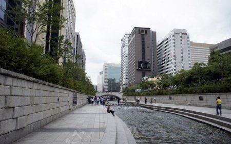 首尔清溪川图片