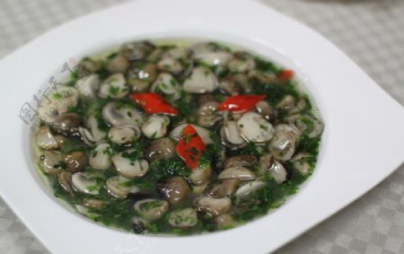 荠菜烩蘑菇图片
