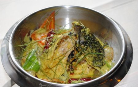 咖喱三文鱼头图片