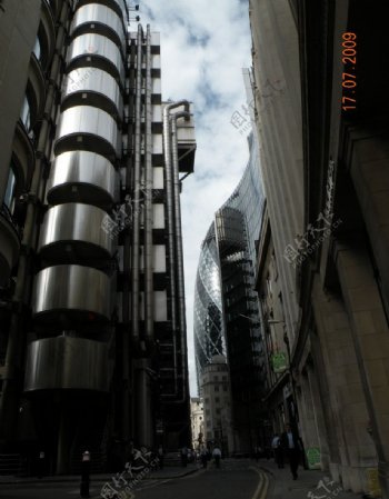 伦敦金融街街景图片