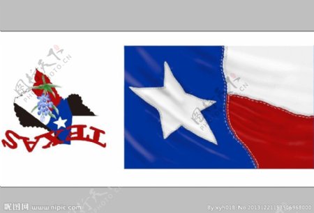 德克萨斯州国旗图片